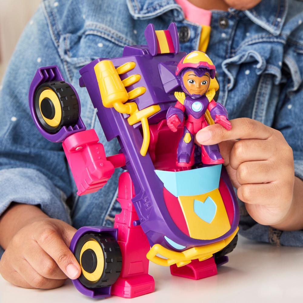 Marvel Iron Man and his Awesome Friends Ironheart 2-In-1 Mech Suit Vehicle Set Ages 3 - Image 4