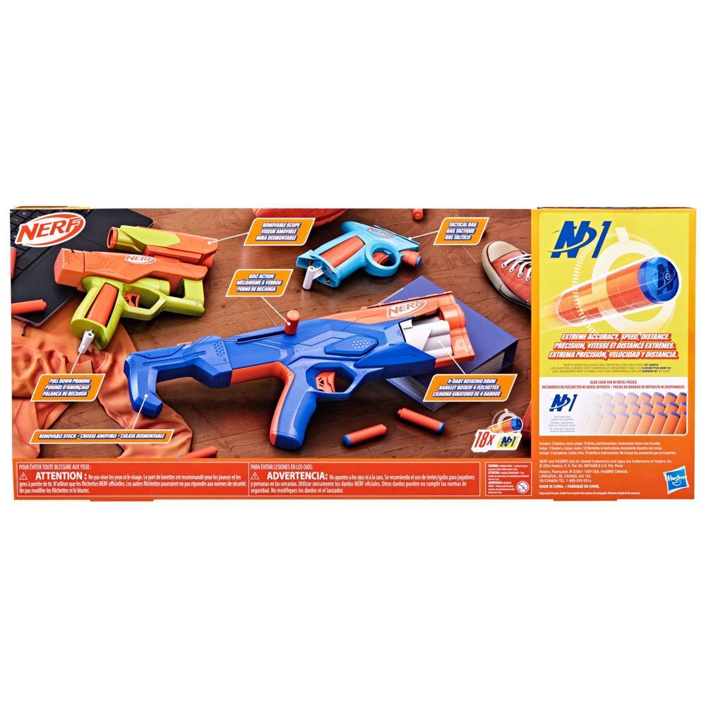 Nerf N Series Gear Up Pack 3x Blasters 18 Nerf N1 Darts Compatible Only with Nerf N Series Blasters