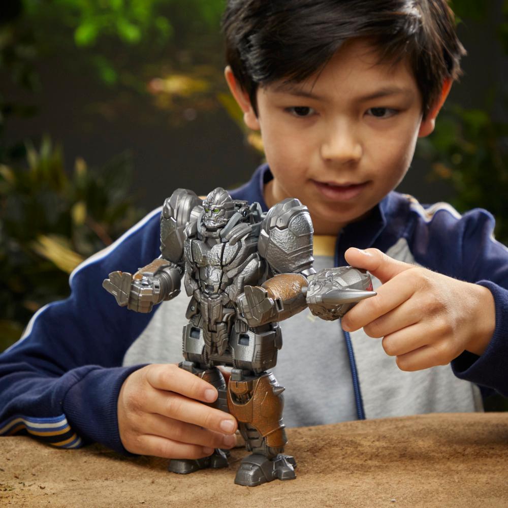 Transformers Toys Transformers Rise of the Beasts Movie Smash Changer Rhinox Action Figure - Ages 6 and up 9-inch - Image 2