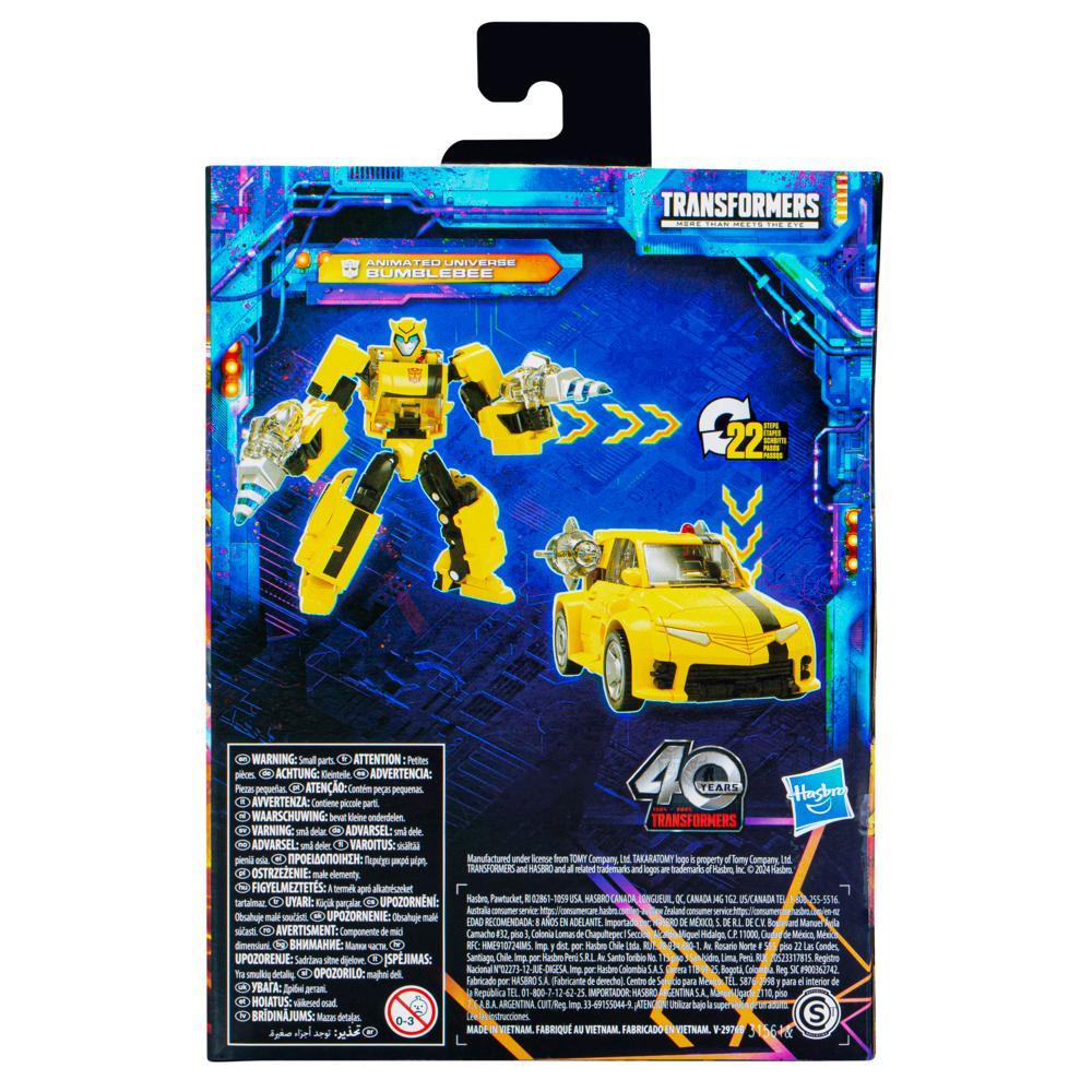 Transformers Legacy United Deluxe Animated Universe Bumblebee 55 Action Figure 8 - Image 8