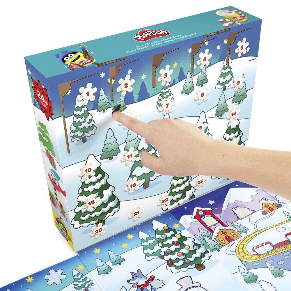 Play-Doh Advent Calendar Toy for Kids 3 Years and Up with Over 24 Surprises Playmats and 24 Play-Doh Cans - Image 3