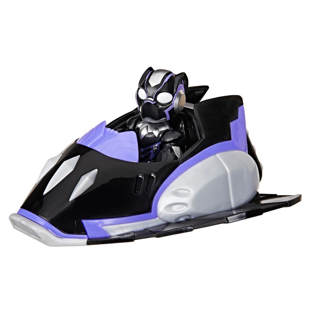 Marvel Iron Man and his Awesome Friends Black Panther Plane Action Figure Toy Vehicle - Image 4