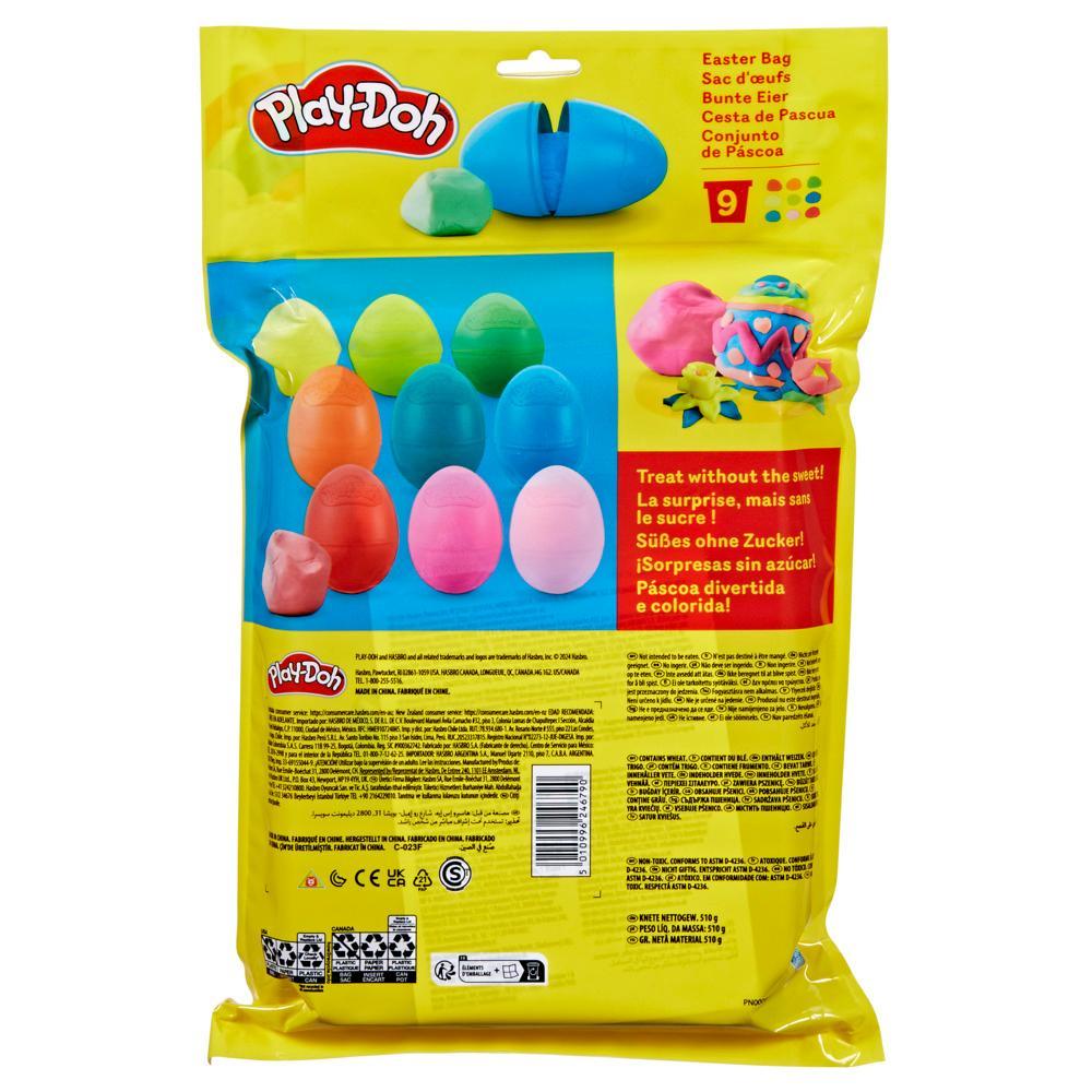 Play-Doh Easter Bag 9 Eggs for Party Favors Kids Arts and Crafts - Image 3