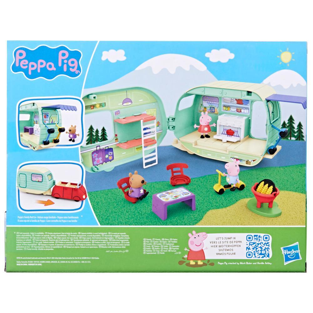 Peppa Pig Toys Peppas Caravan Playset with 3 Figures Preschool Toys for Ages 3