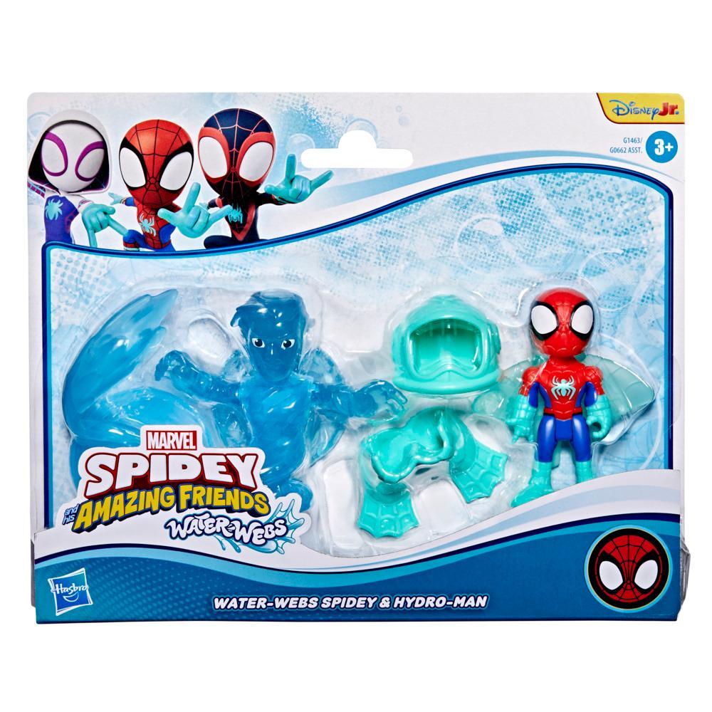 Marvel Spidey and his Amazing Friends Water-Webs Spidey Hydro-Man Toys - Image 7