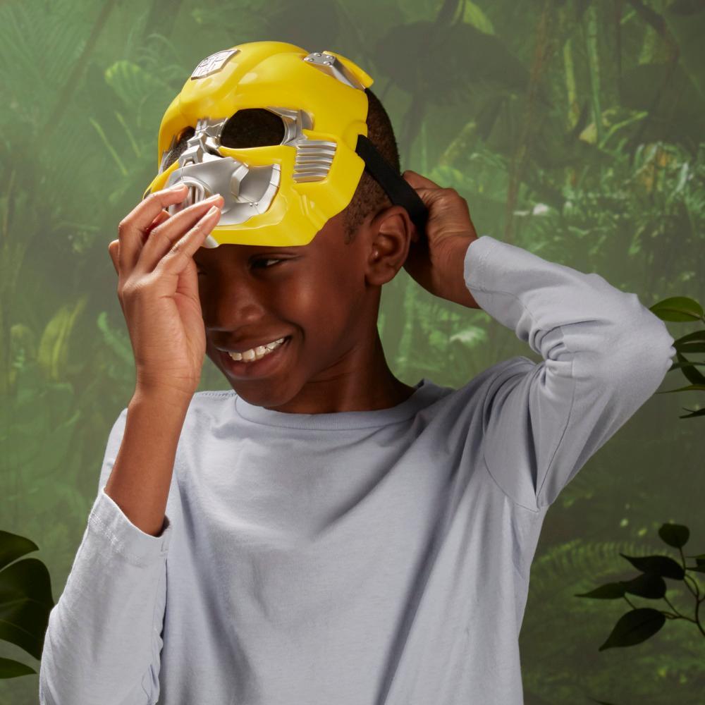 Transformers Toys Transformers Rise of the Beasts Movie Bumblebee Roleplay Costume Mask for Ages 5 and Up 10-inch - Image 4