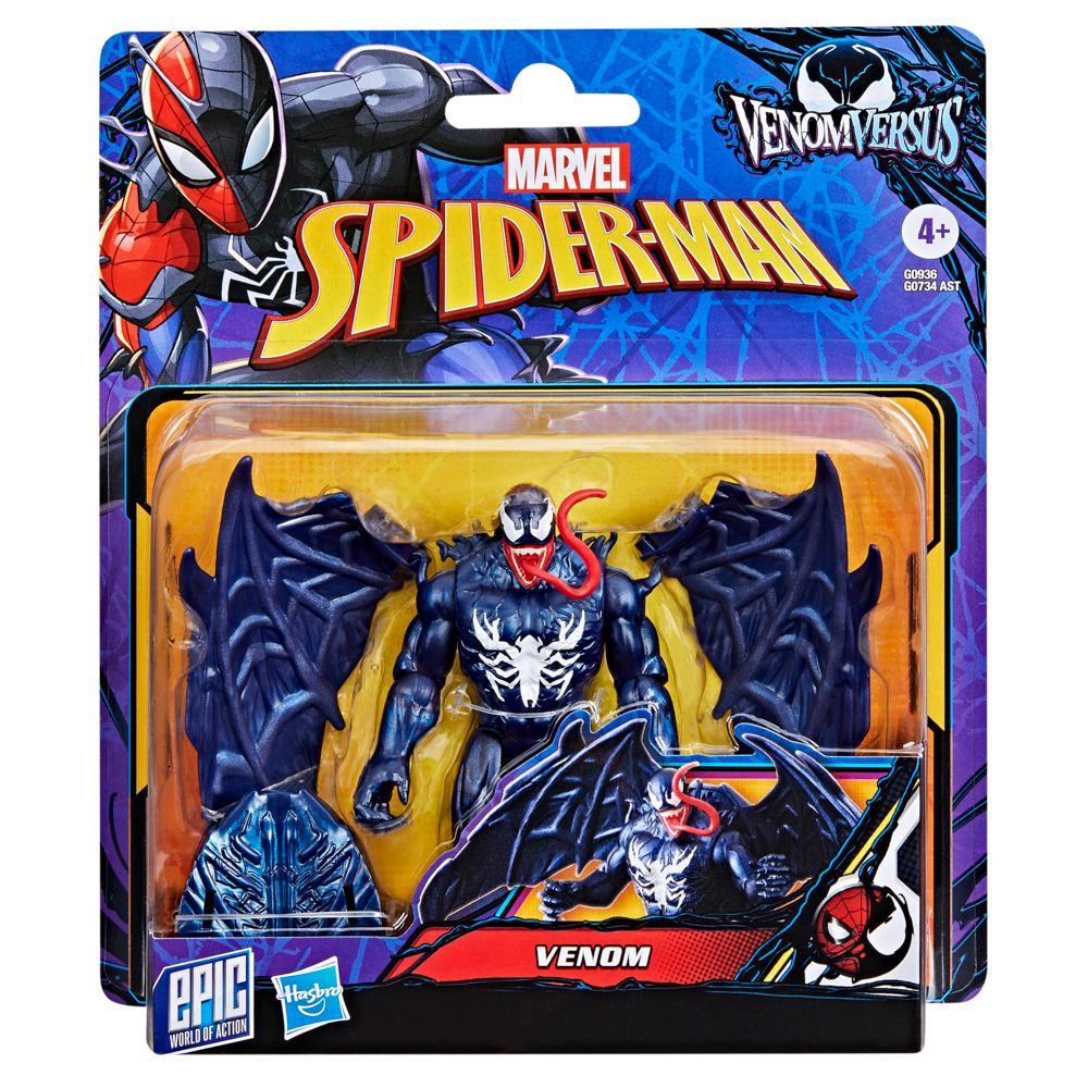 Marvel Spider-Man VenomVersus Epic World of Action Deluxe Venom Figure - Image 7