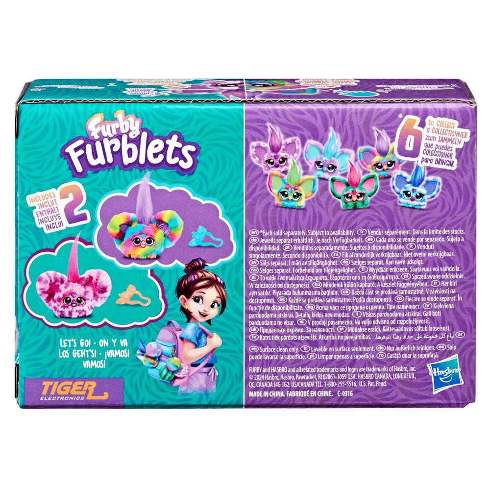 Furby Furblets 2-Pack Ray-Vee and Hip-Bop Mini Electronic Plush Toys