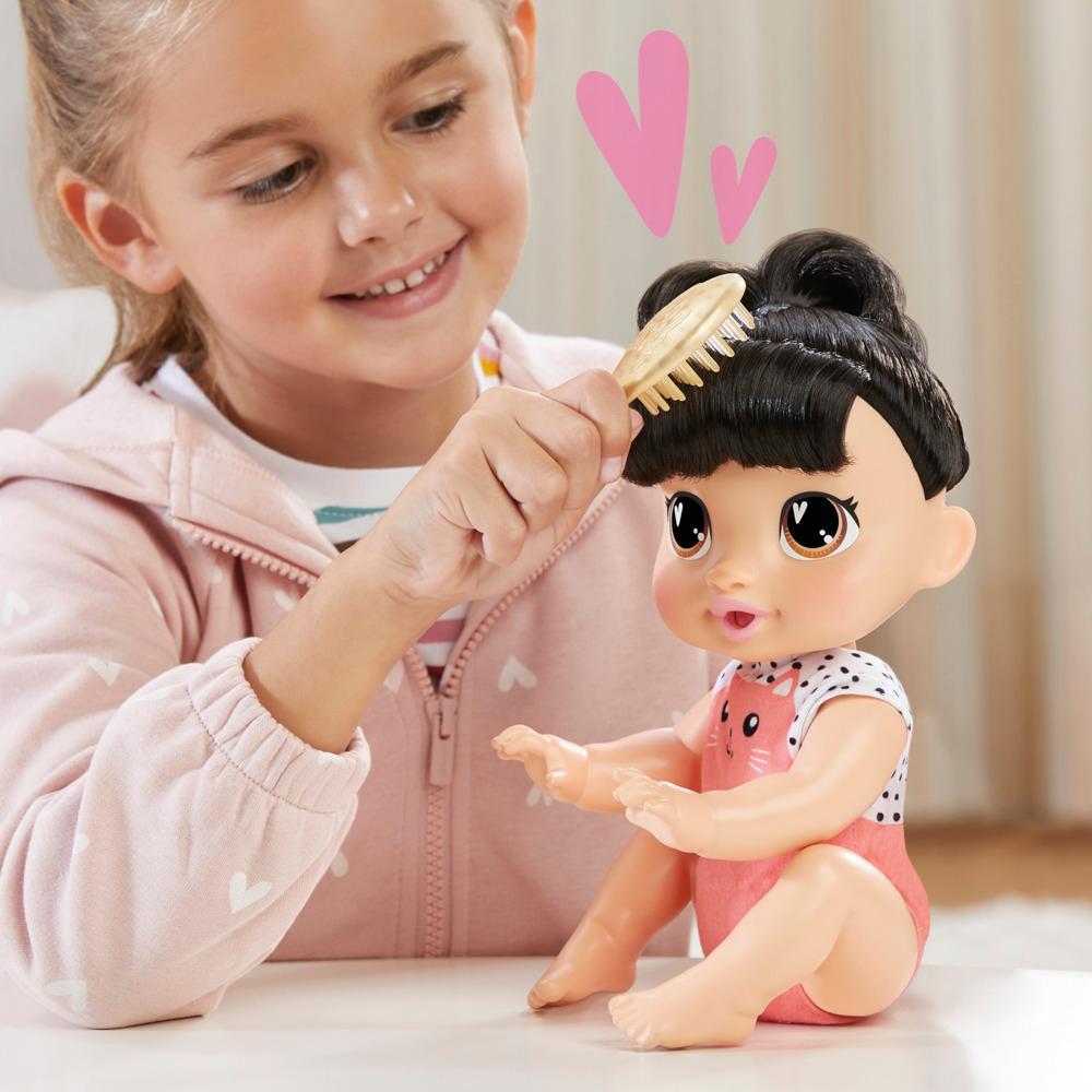 Baby Alive Crawl n Play Katie Kat Doll Black Hair Electronic Kids Toys for Girls Boys 3 - Image 4