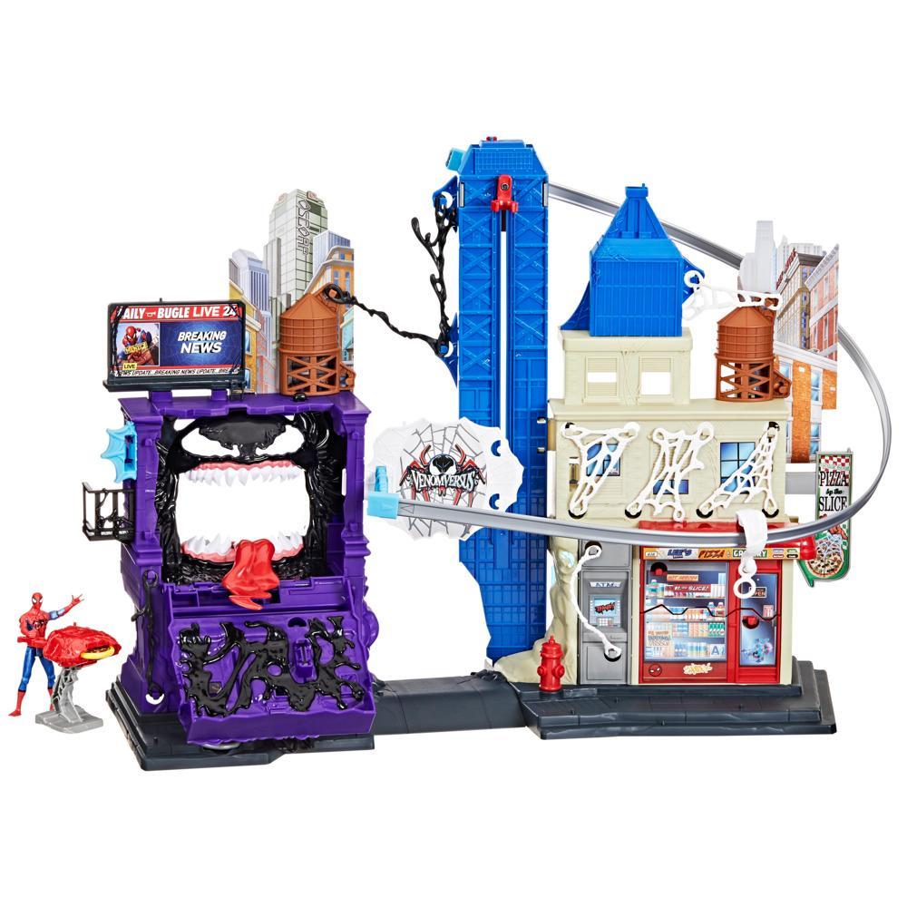Marvel Spider-Man VenomVersus Web Slinging City Playset - Image 6