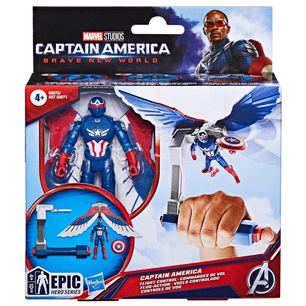 Marvel Epic Hero Series Captain America Brave New World Flight Control Figure - Image 7