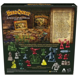 Avalon Hill HeroQuest Jungles of Delthrak Quest Pack Requires HeroQuest Game System to Play