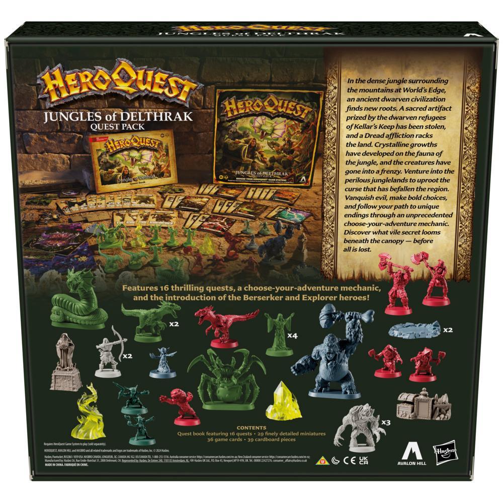Avalon Hill HeroQuest Jungles of Delthrak Quest Pack Requires HeroQuest Game System to Play