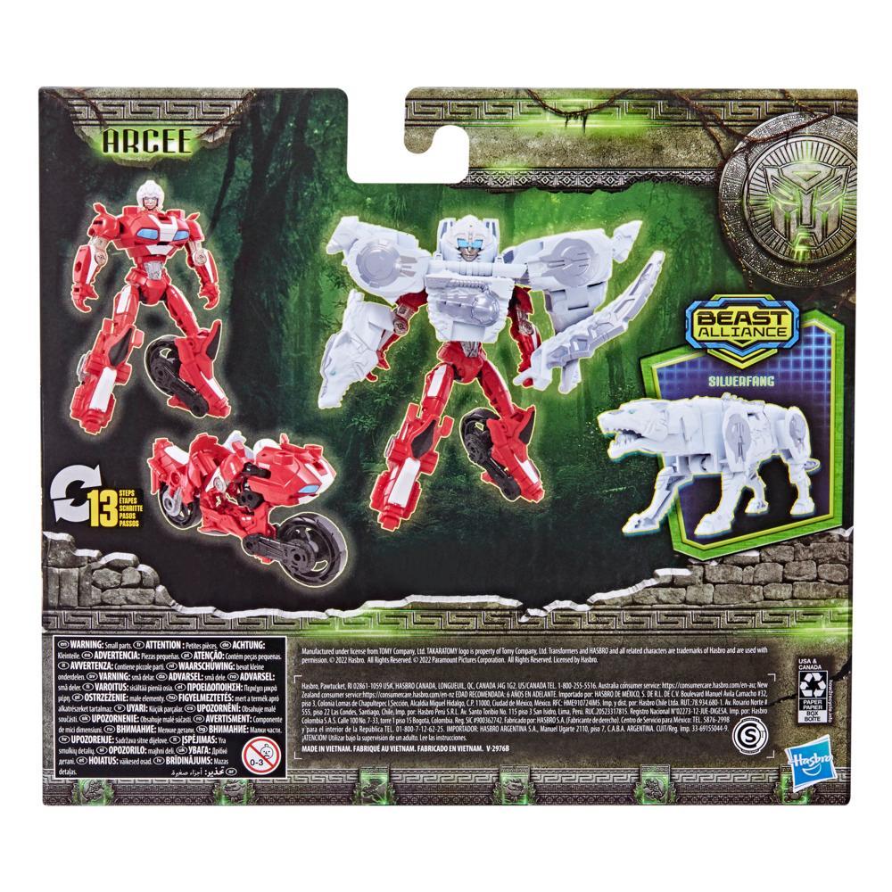 Transformers Rise of the Beasts Movie Beast Alliance Beast Combiners 2-Pack Arcee Toys 6 and Up 5-inch - Image 8