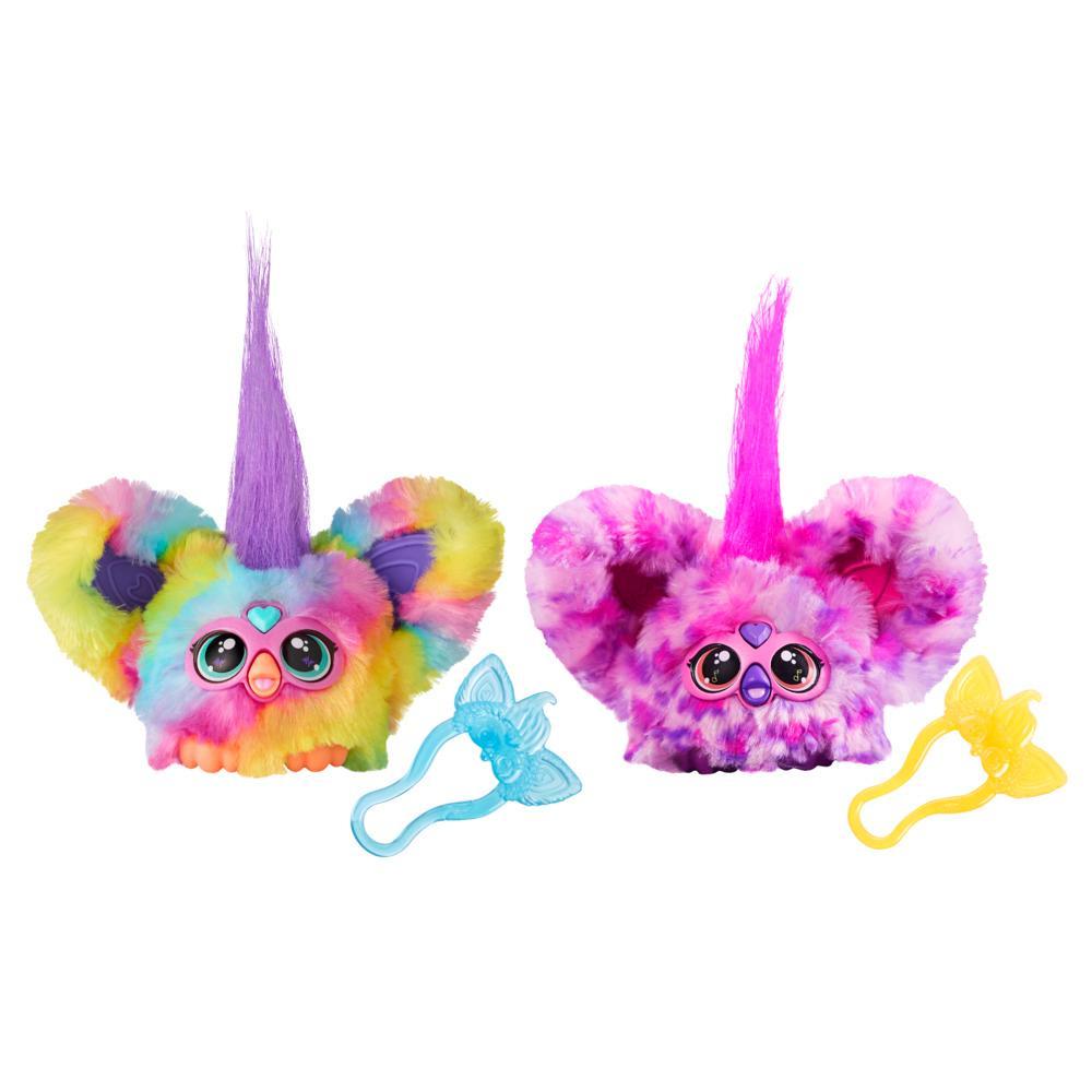 Furby Furblets 2-Pack Ray-Vee and Hip-Bop Mini Electronic Plush Toys - Image 6