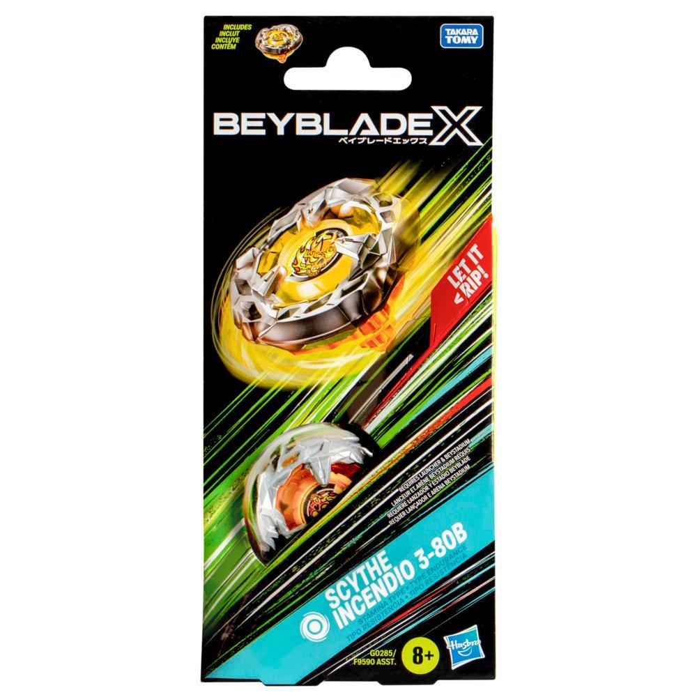 Beyblade X Scythe Incendio 3-80B Top Booster Pack Set - Image 2