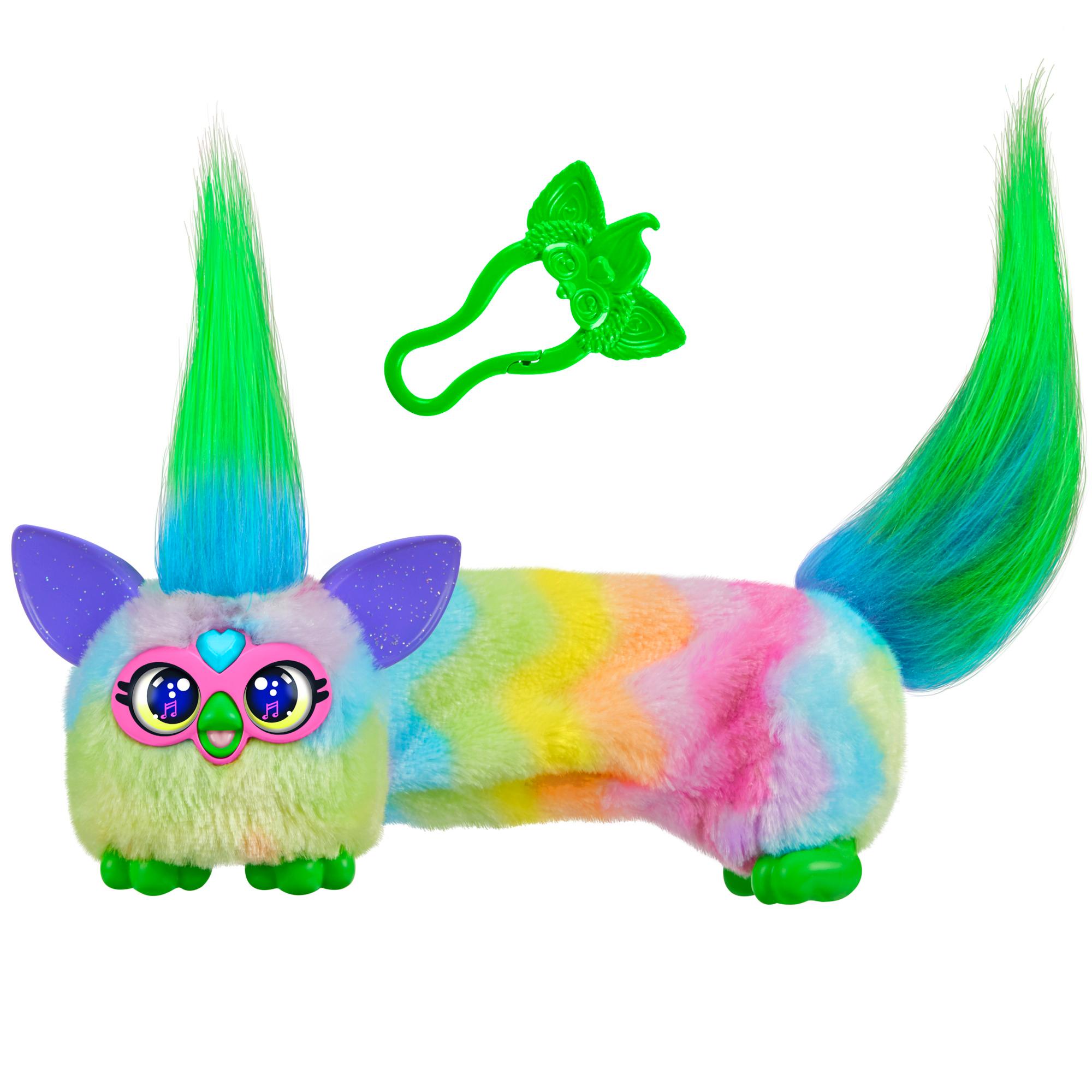 Furby DJ Furblets Can-Dee-Swirl Mini Electronic Plush Toy for Girls Boys 6