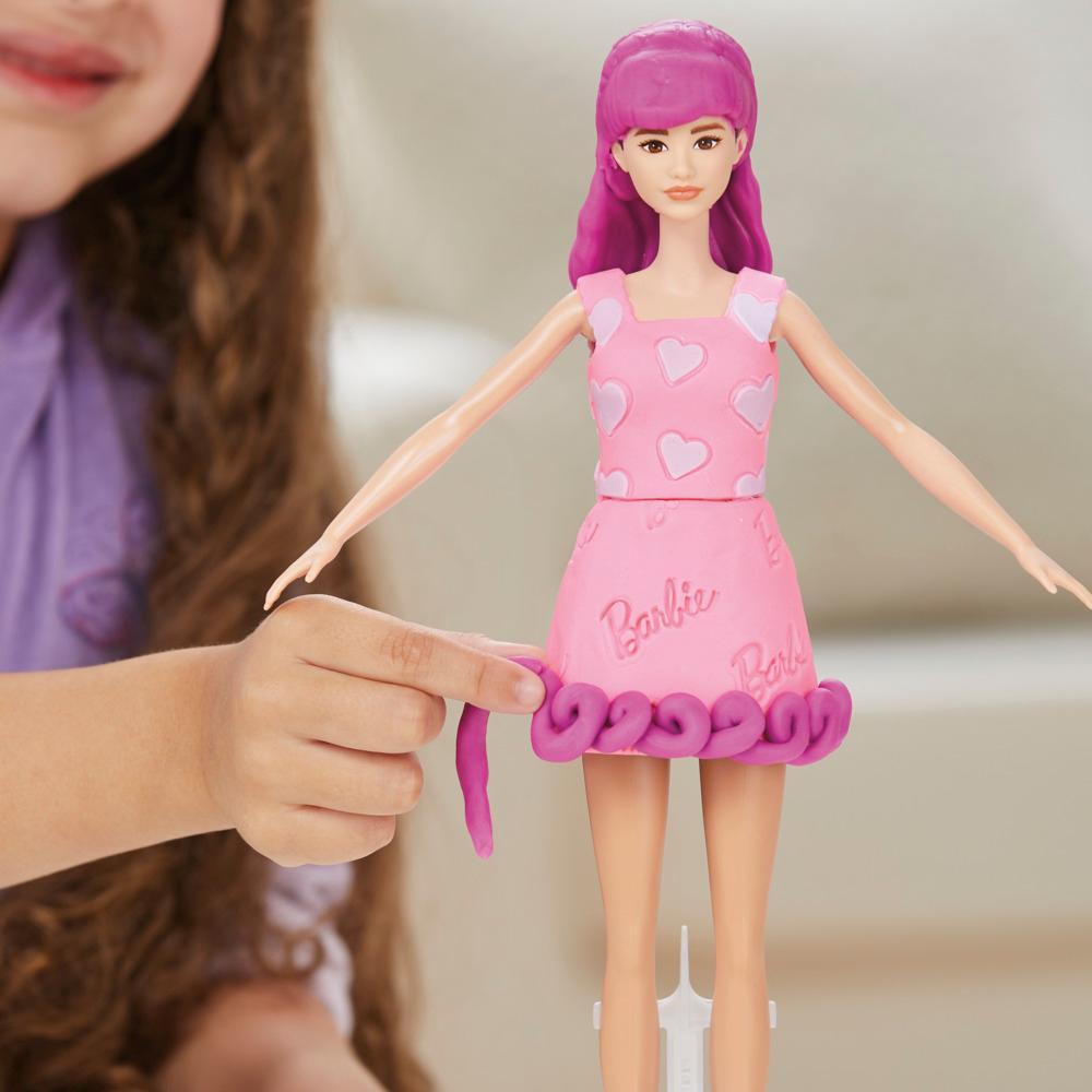 Play-Doh Barbie Hearts and Hair Doll Set - Image 9