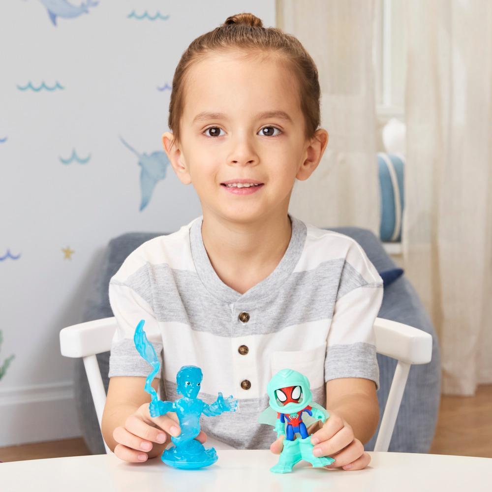 Marvel Spidey and his Amazing Friends Water-Webs Spidey Hydro-Man Toys - Image 11