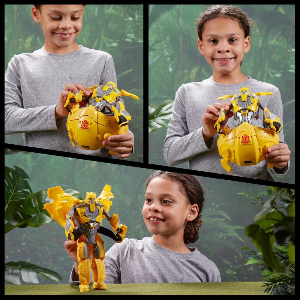 Transformers Toys Transformers Rise of the Beasts Movie Bumblebee 2-in-1 Converting Mask for Ages 6 and Up 9-inch - Image 3