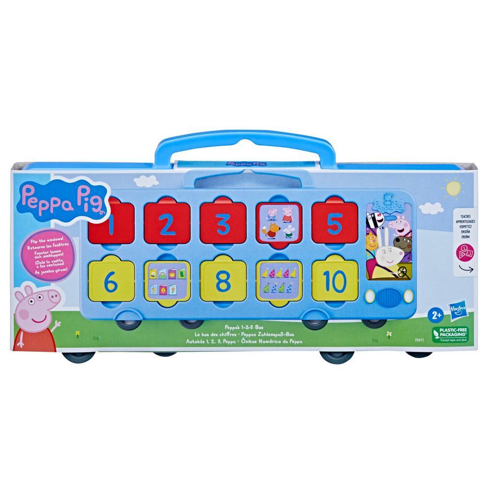 Peppa Pig Toys Peppas 1-2-3 Bus 1 to 10 Counting Toys Interactive Preschool Toys - Image 7