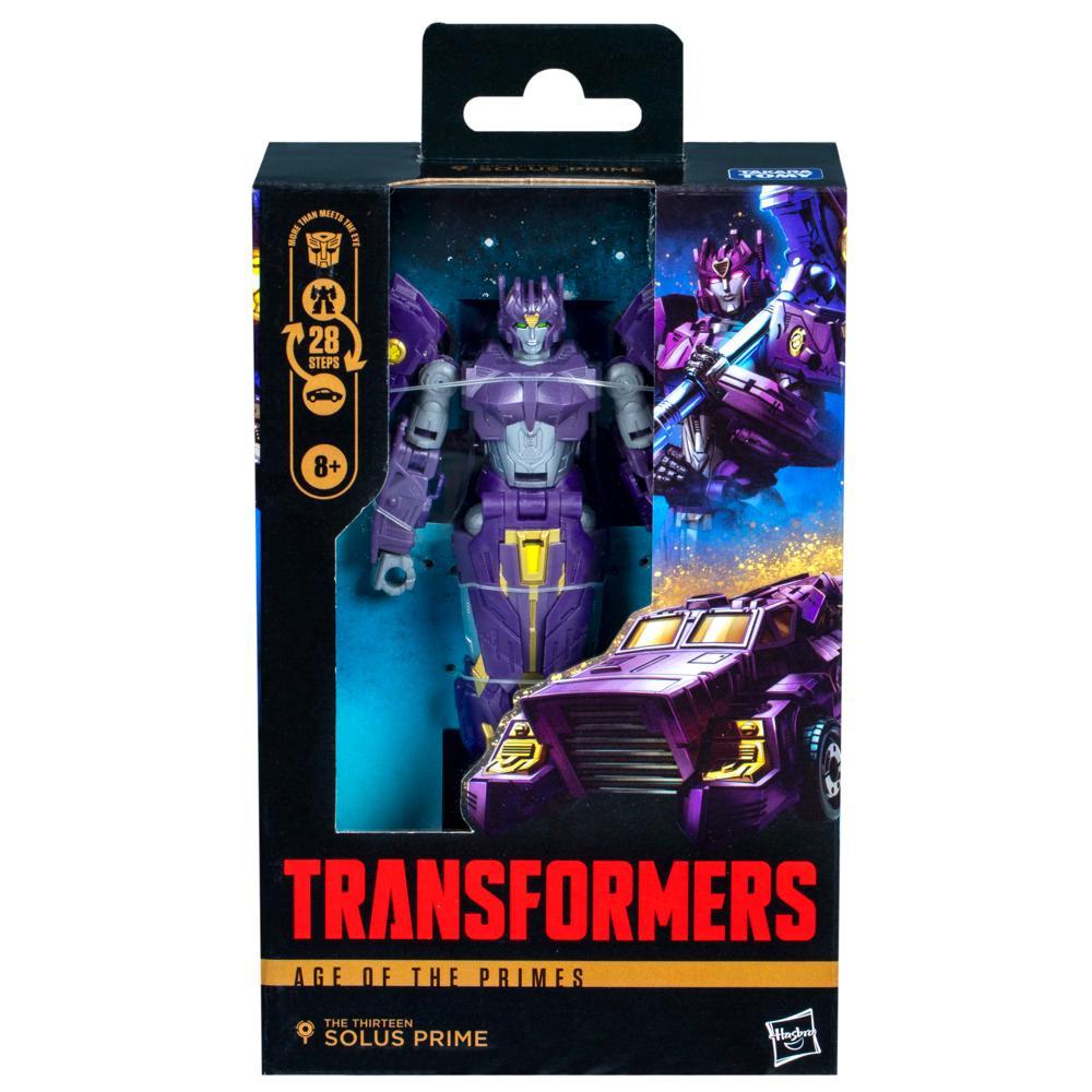 Transformers Age of the Primes Deluxe Class The Thirteen Solus Prime Action Figure - Image 2