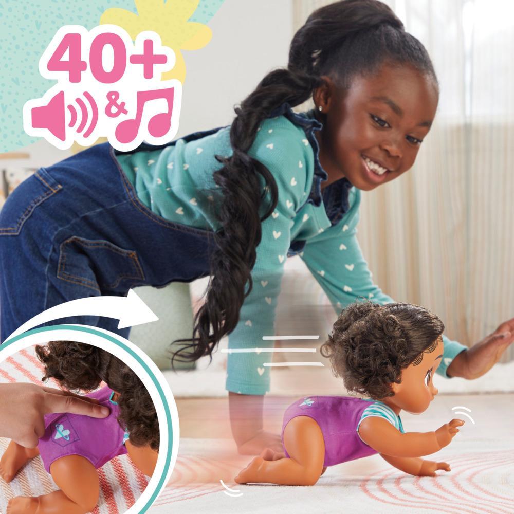Baby Alive Crawl n Play Tilly Tinker Doll Black Hair Electronic Kids Toys for Girls Boys 3 - Image 9