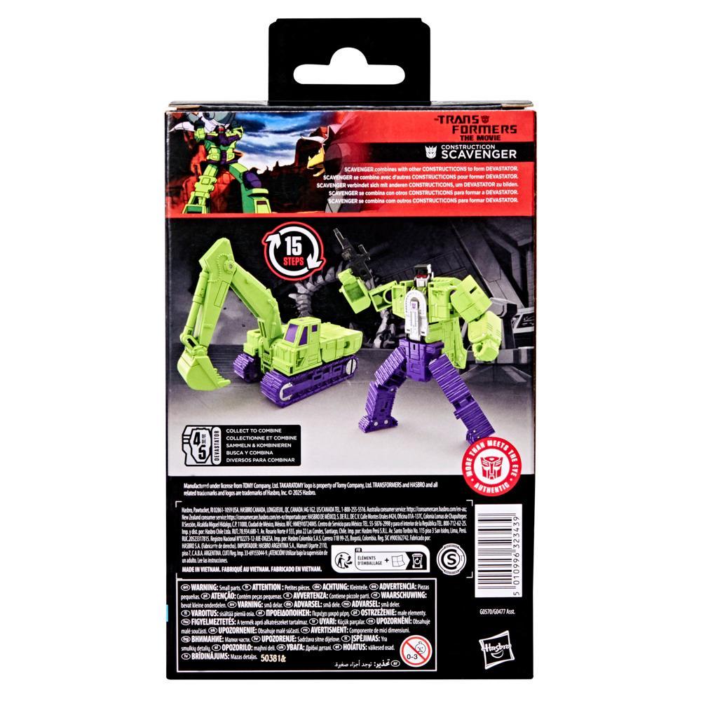 Transformers The Transformers The Movie Constructicon Scavenger 45 Action Figure 8 - Image 3