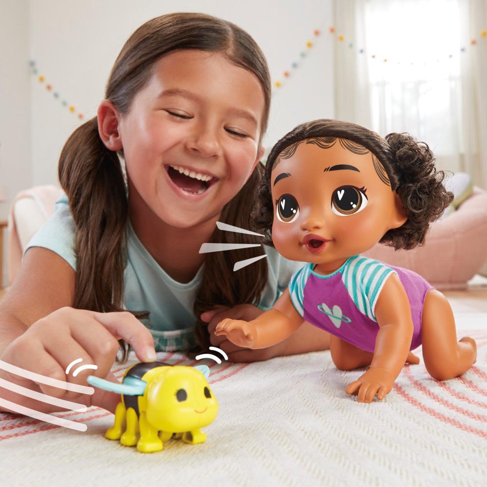 Baby Alive Crawl n Play Tilly Tinker Doll Black Hair Electronic Kids Toys for Girls Boys 3 - Image 3