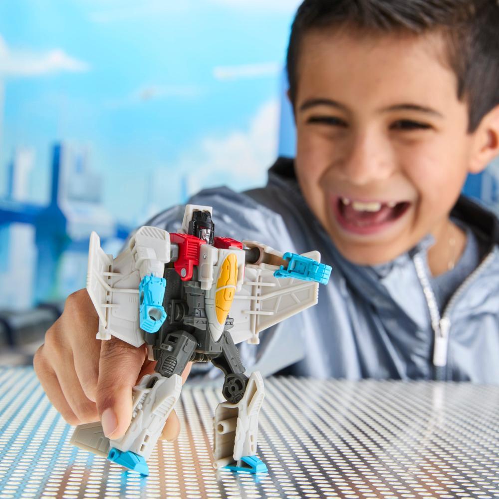 Transformers CYBERWORLD Cyber Changers Starscream Action Figure - Image 9