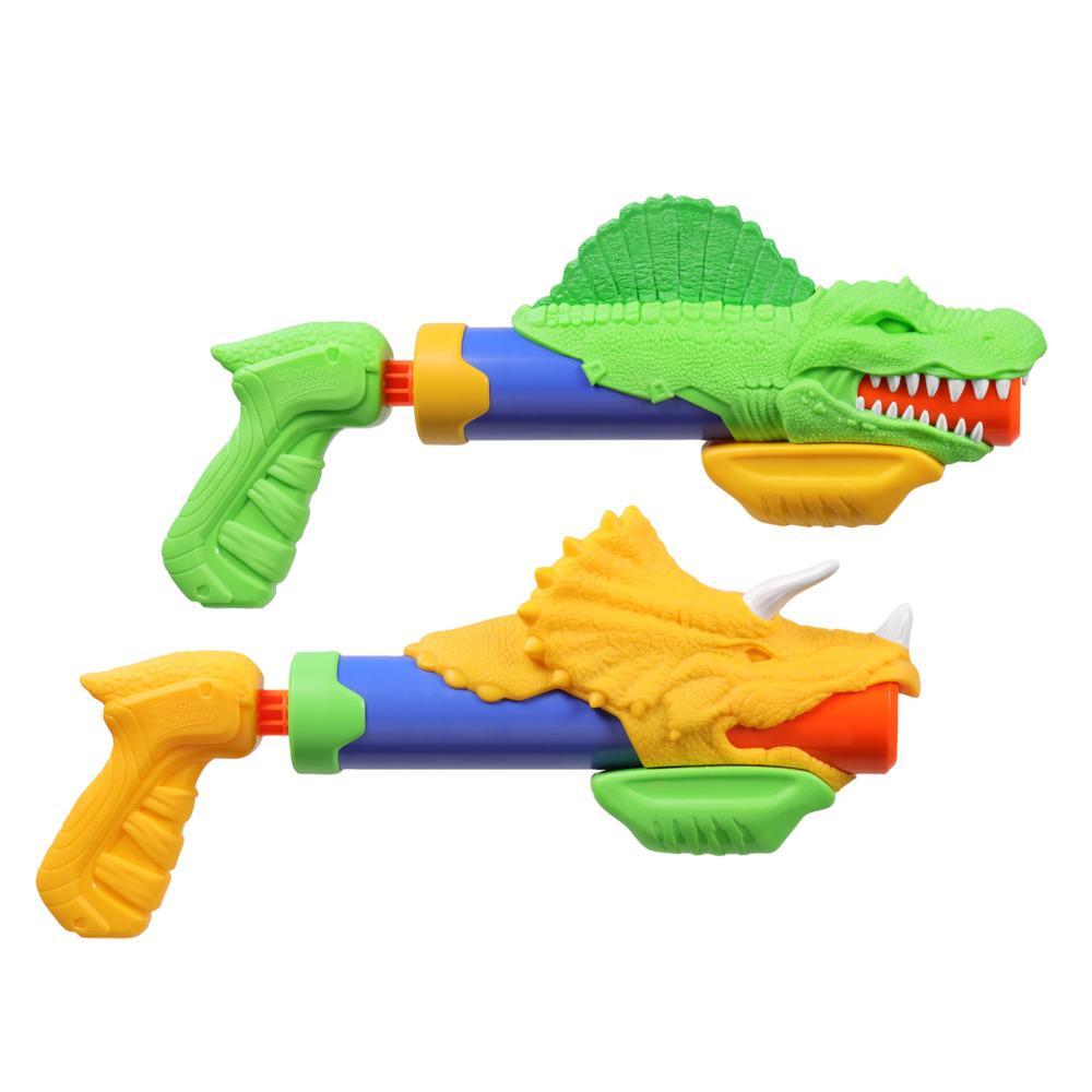 Nerf Super Soaker DinoSquad Dino Splashers 2 Water Blasters with Dinosaur Designs Outdoor Water Toys - Image 6