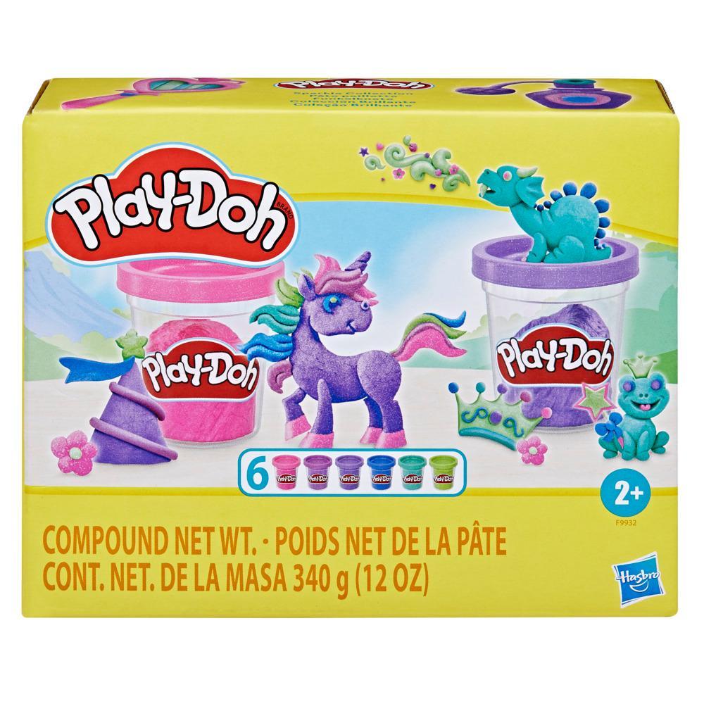 Play-Doh 6 Pack Sparkle Collection Arts and Crafts Toys - Image 2