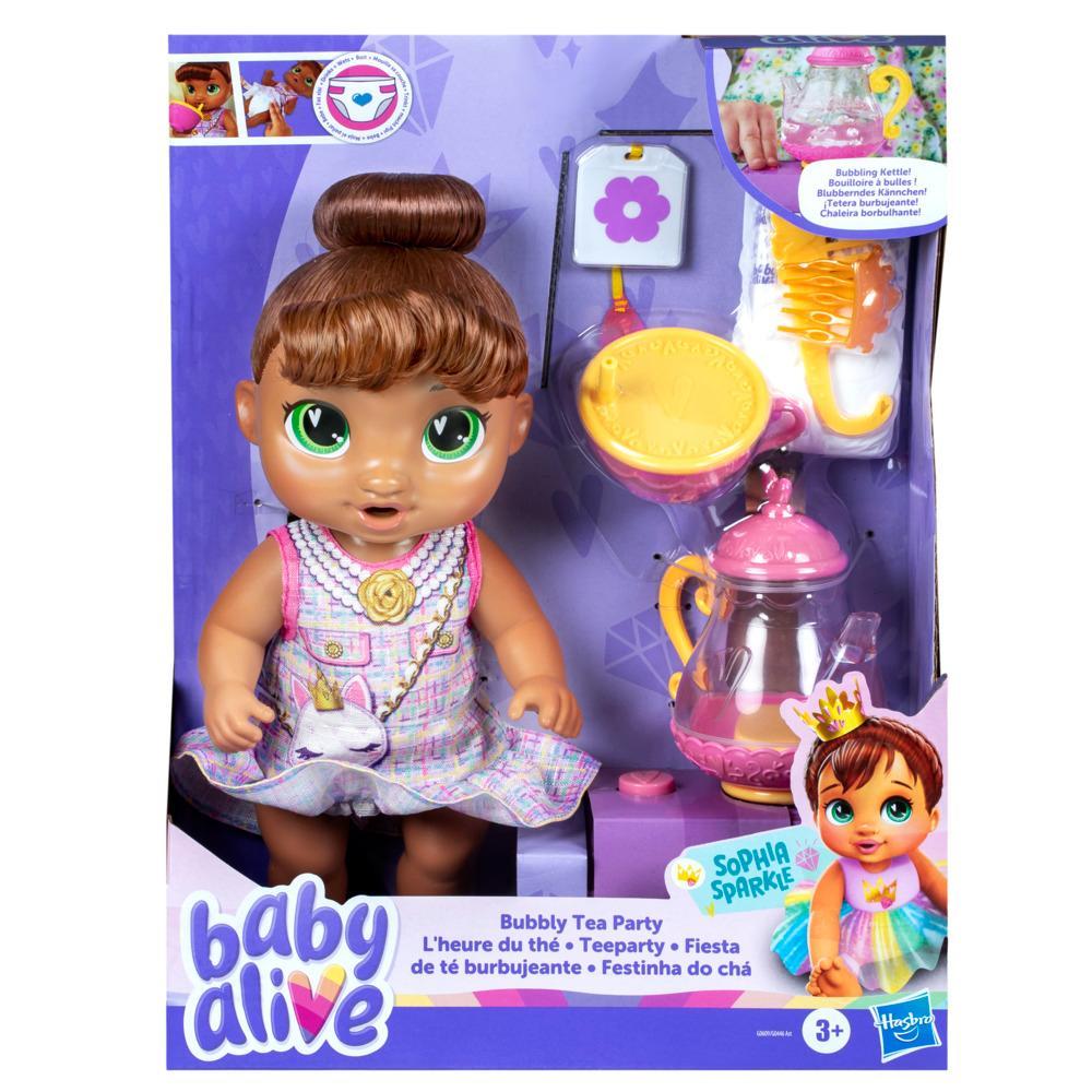 Baby Alive Bubbly Tea Party Sophia Sparkle Baby Doll - Image 7