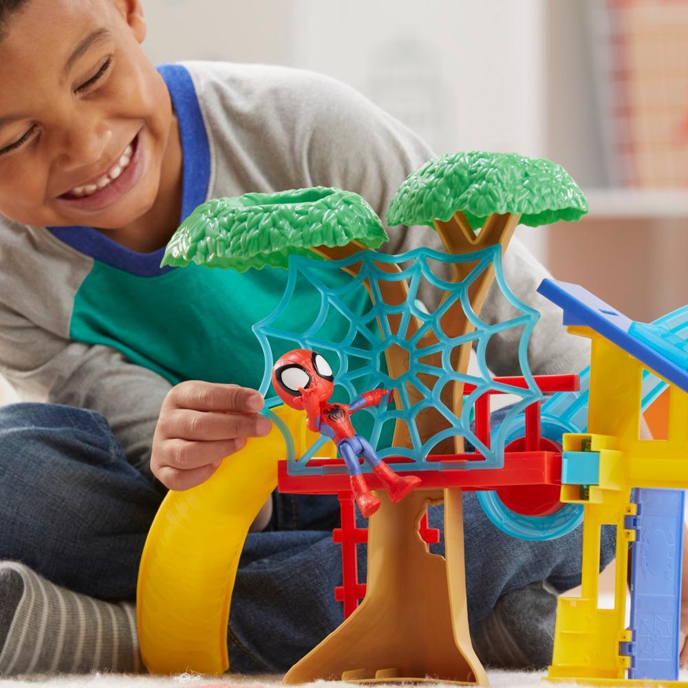 Marvel Spidey and His Amazing Friends Spidey Playground Playset with Spidey Action Figure - Image 3