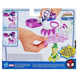 Marvel Spidey and His Amazing Friends Ghost Spider Copter Set Action Figure Vehicle and Accessory