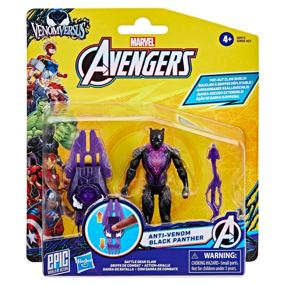 Marvel Avengers VenomVersus Epic World of Action Anti-Venom Black Panther Figure - Image 2