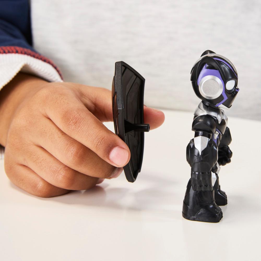 Marvel Iron Man and his Awesome Friends Black Panther Action Figure Toy with Accessory - Image 4