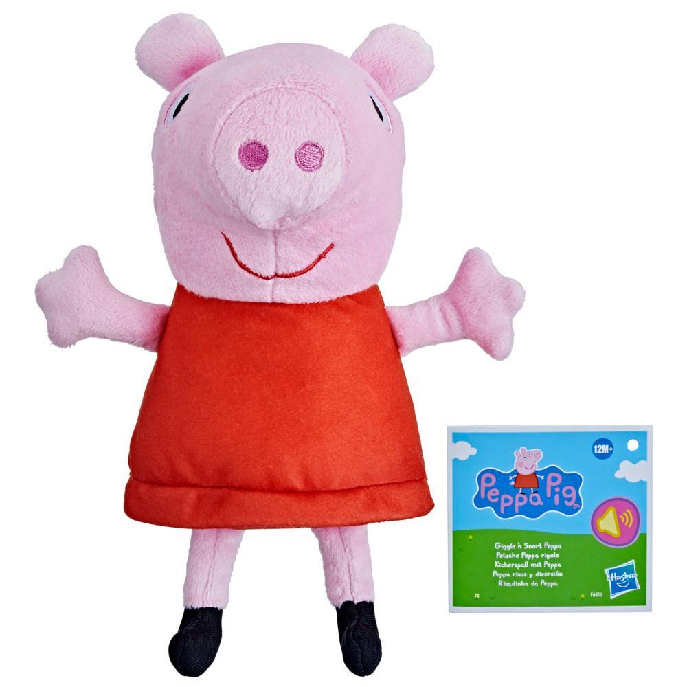 Peppa Pig Toys Giggle n Snort Peppa Pig Plush Interactive Stuffed Animal with Sounds - Image 2
