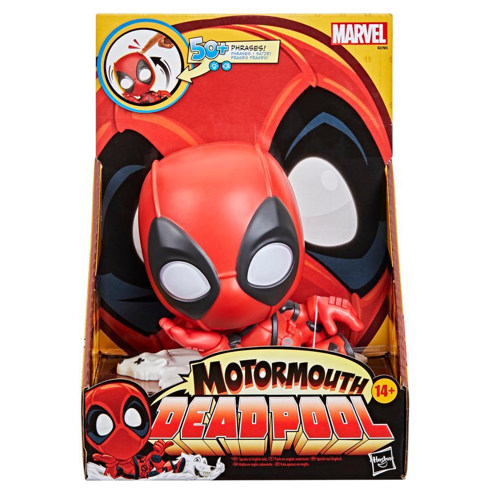 Marvel Motormouth Deadpool 5 Electronic Talking Toy Lights Sounds 50 Phrases 14 - Image 2