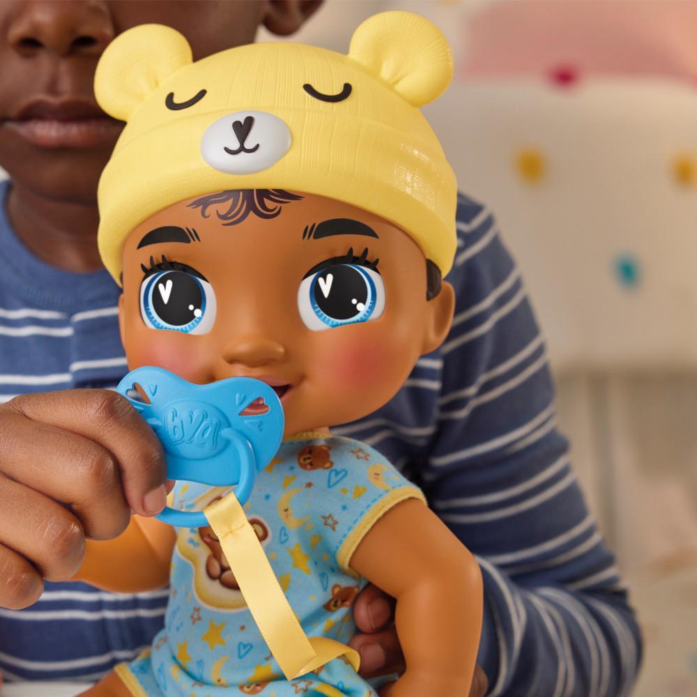 Baby Alive Lil Dreamer Snoozer Bear Black Hair Baby Doll Sleepover Toy for Girls Boys 3 - Image 10