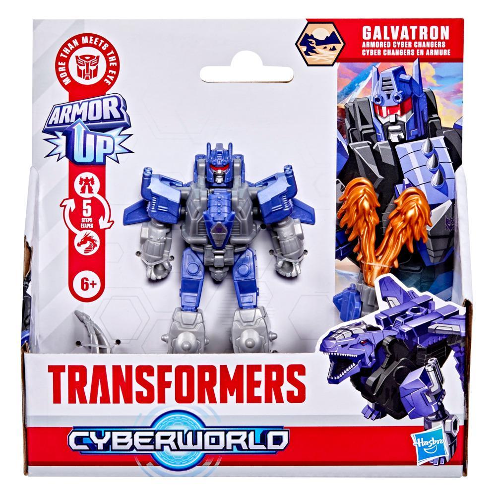 Transformers CYBERWORLD Armored Cyber Changers Galvatron Action Figure - Image 7