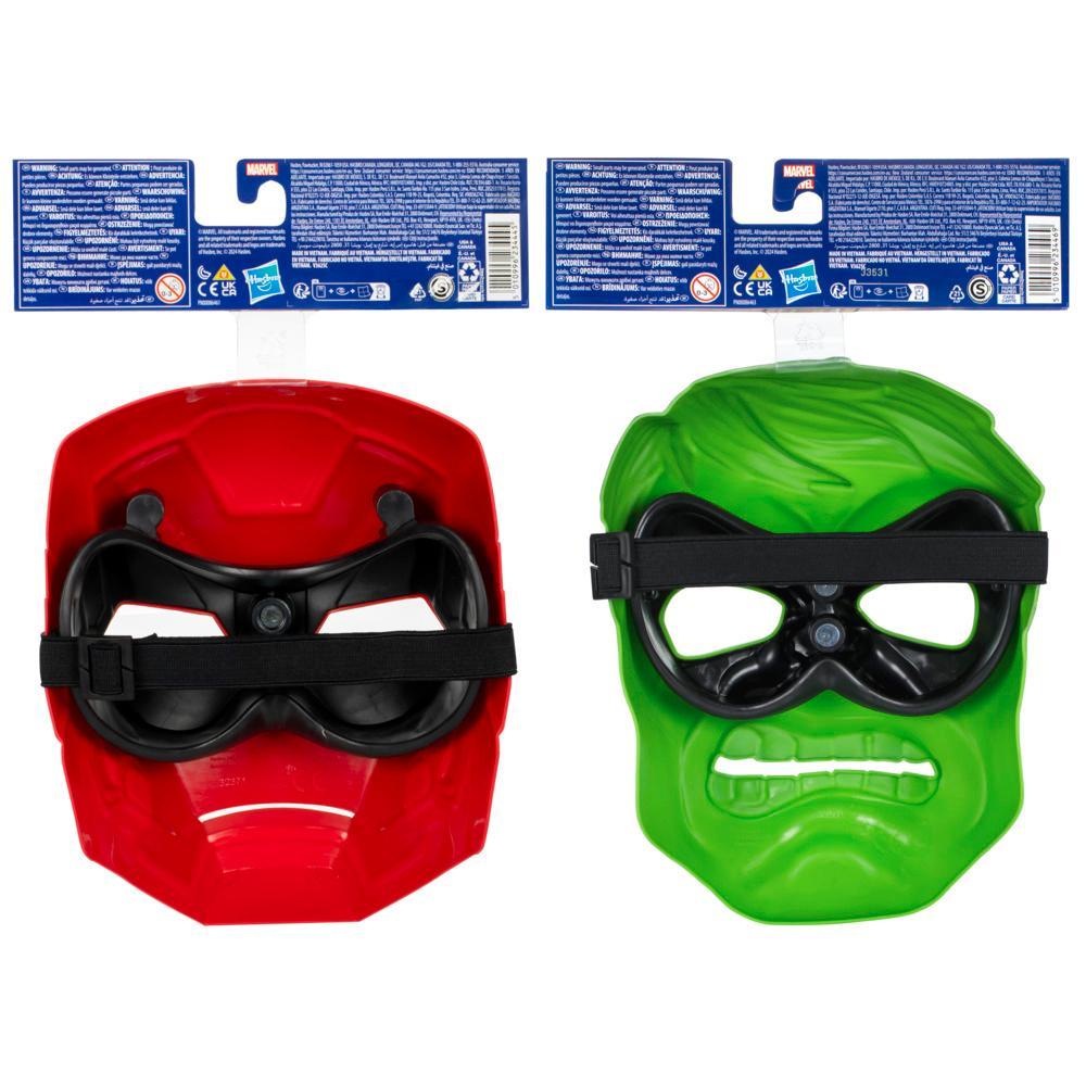 Marvel Avengers Hero Mask Multipack Iron Man Hulk Mask 2-Pack - Image 3