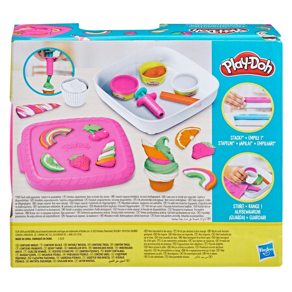 Play-Doh Create n Go Cupcakes Playset Play-Doh Set with Storage Container Arts and Crafts Toys for Kids - Image 3