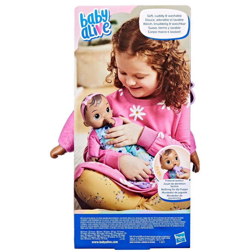 Baby Alive Soft n Cute Doll Brown Hair Soft First Baby Doll Toy Kids 18 Months and Up