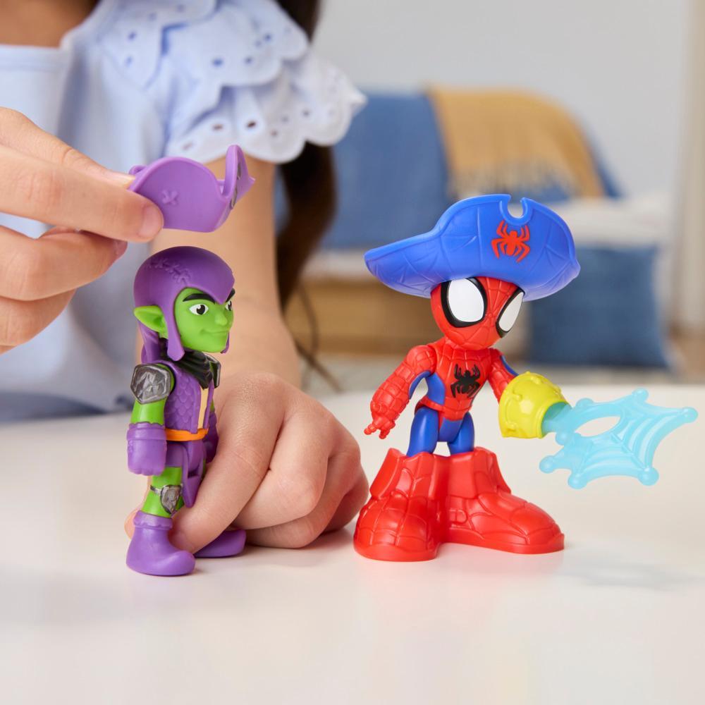 Marvel Spidey and his Amazing Friends Water-Webs Webs Ahoy Bubble Pirate Ship Toy - Image 5