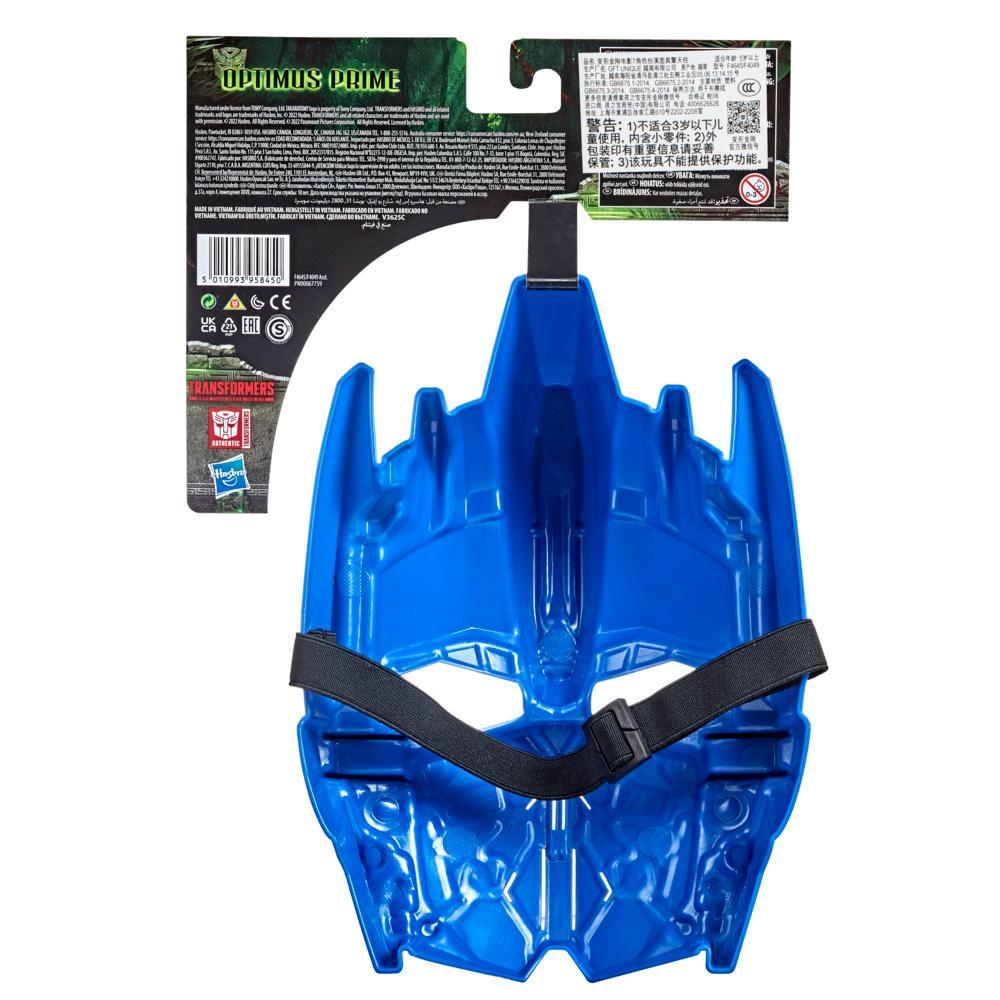 Transformers Toys Transformers Rise of the Beasts Movie Optimus Prime Roleplay Costume Mask for Ages 5 and Up 10-inch