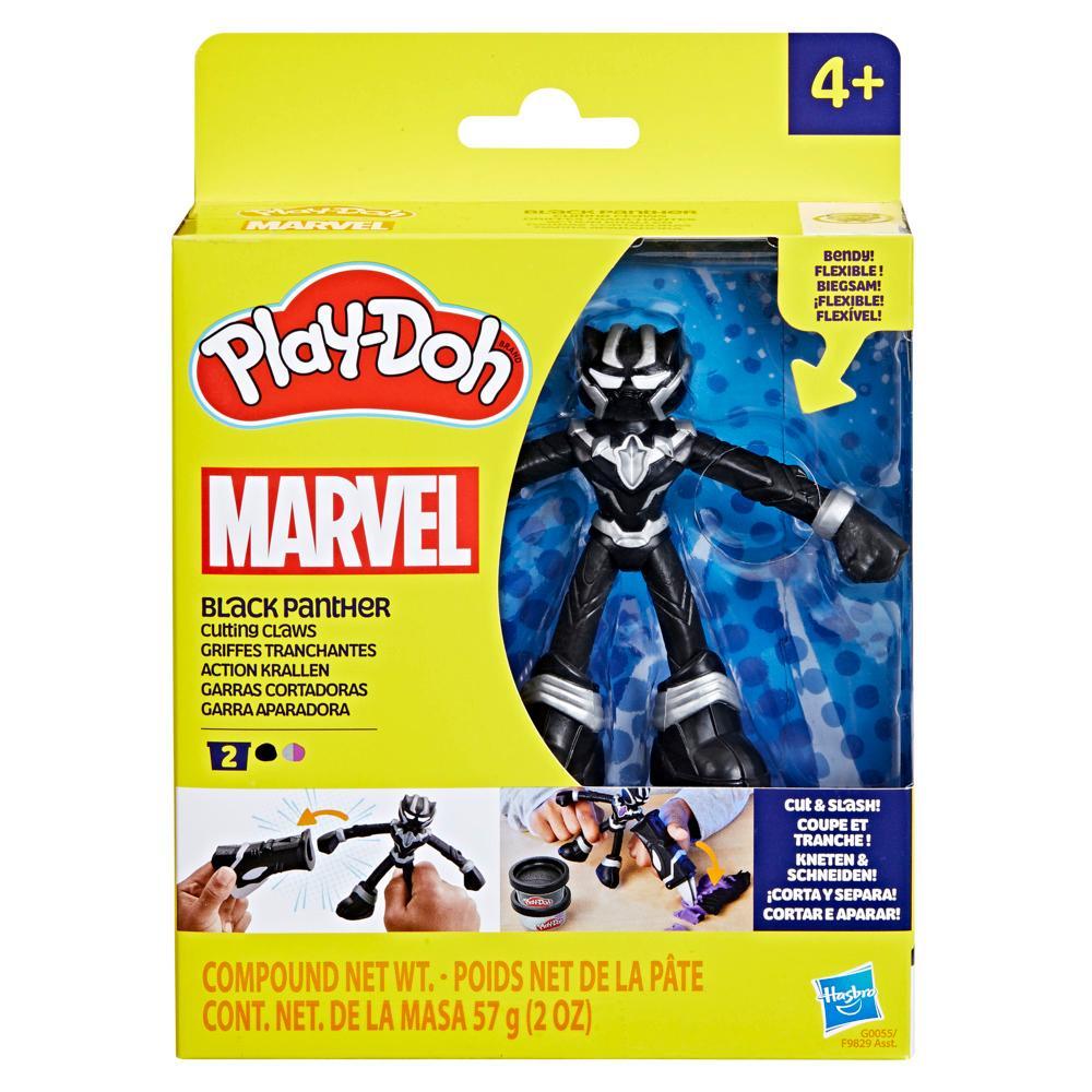 Play-Doh Marvel Black Panther Cutting Claws Action Figure Super Hero Toy for Kids 4 - Image 7