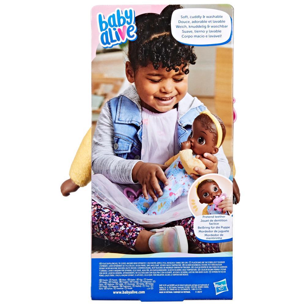 Baby Alive Soft n Cute Doll Black Hair 11-Inch First Baby Doll Toy Washable Soft Doll Toddlers Kids 18 Months Up