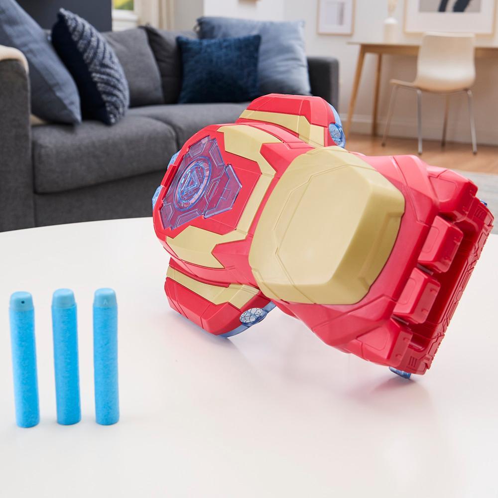 Marvel Avengers Iron Man Arc Blaster Roleplay Toy with 3 NERF Darts