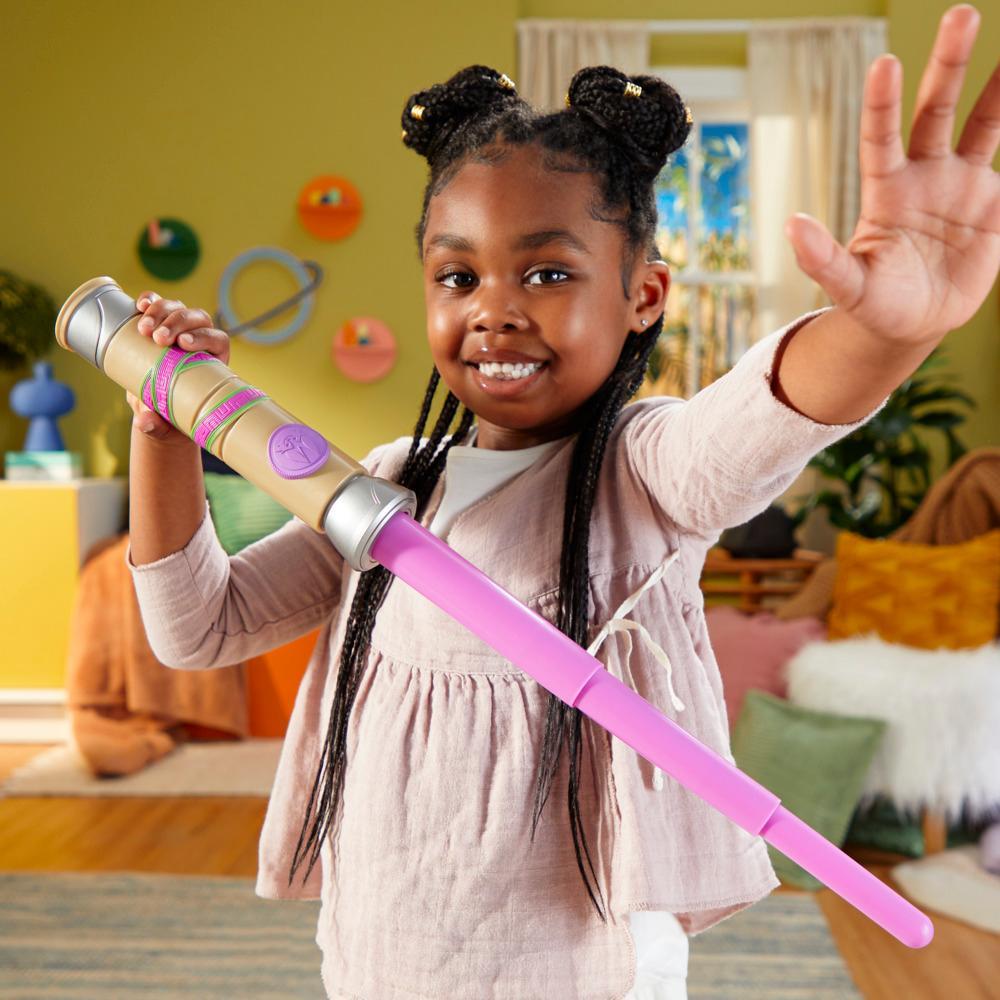 Star Wars Lys Solay Purple Extendable Lightsaber Star Wars Toys Preschool Toys - Image 3